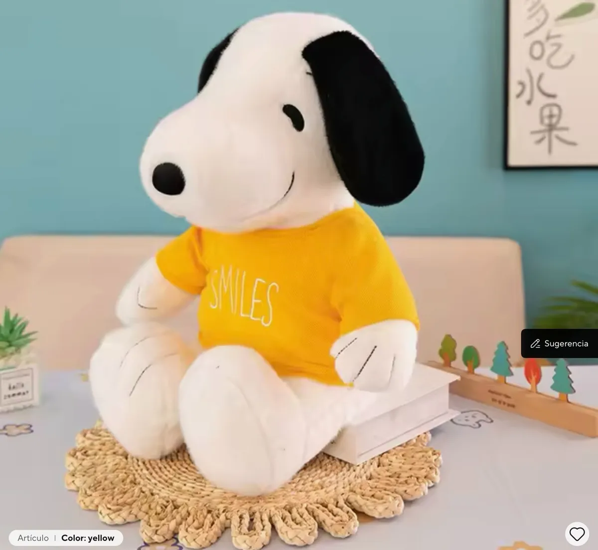 Peluche Mediano Snoopy 36 Cms