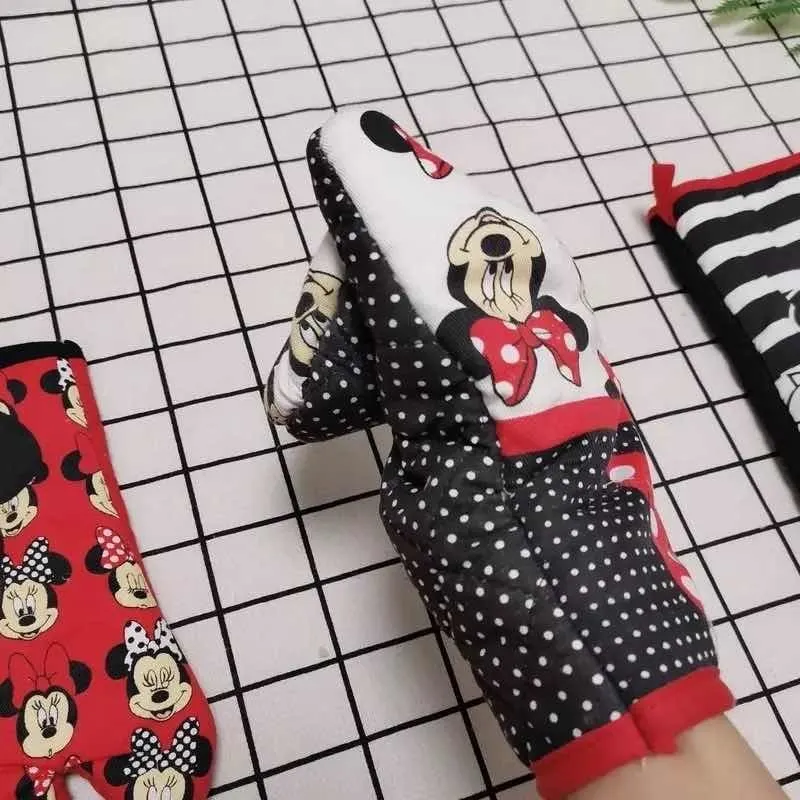 Guante de Cocina Mickey y Minnie Mouse