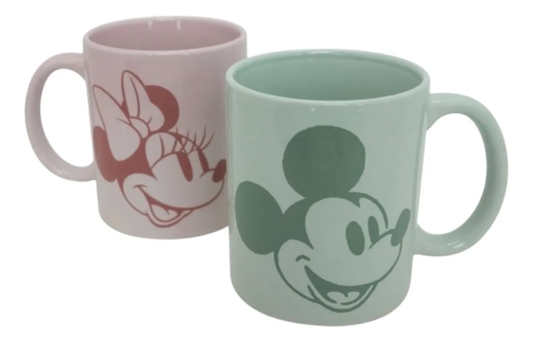 Set Tazón Dúo Minnie Y Mickey Mouse 330ml