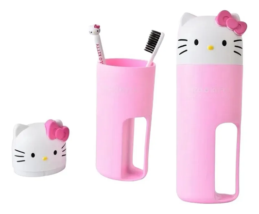 Portacepillo De Dientes Más 2 Cepillos Sanrio
