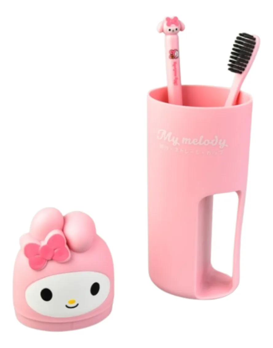 Portacepillo De Dientes Más 2 Cepillos Sanrio