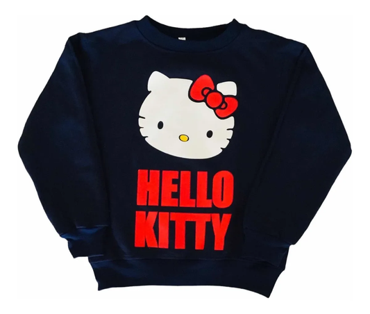 Polerón Hello Kitty Niña Invierno Afranelado