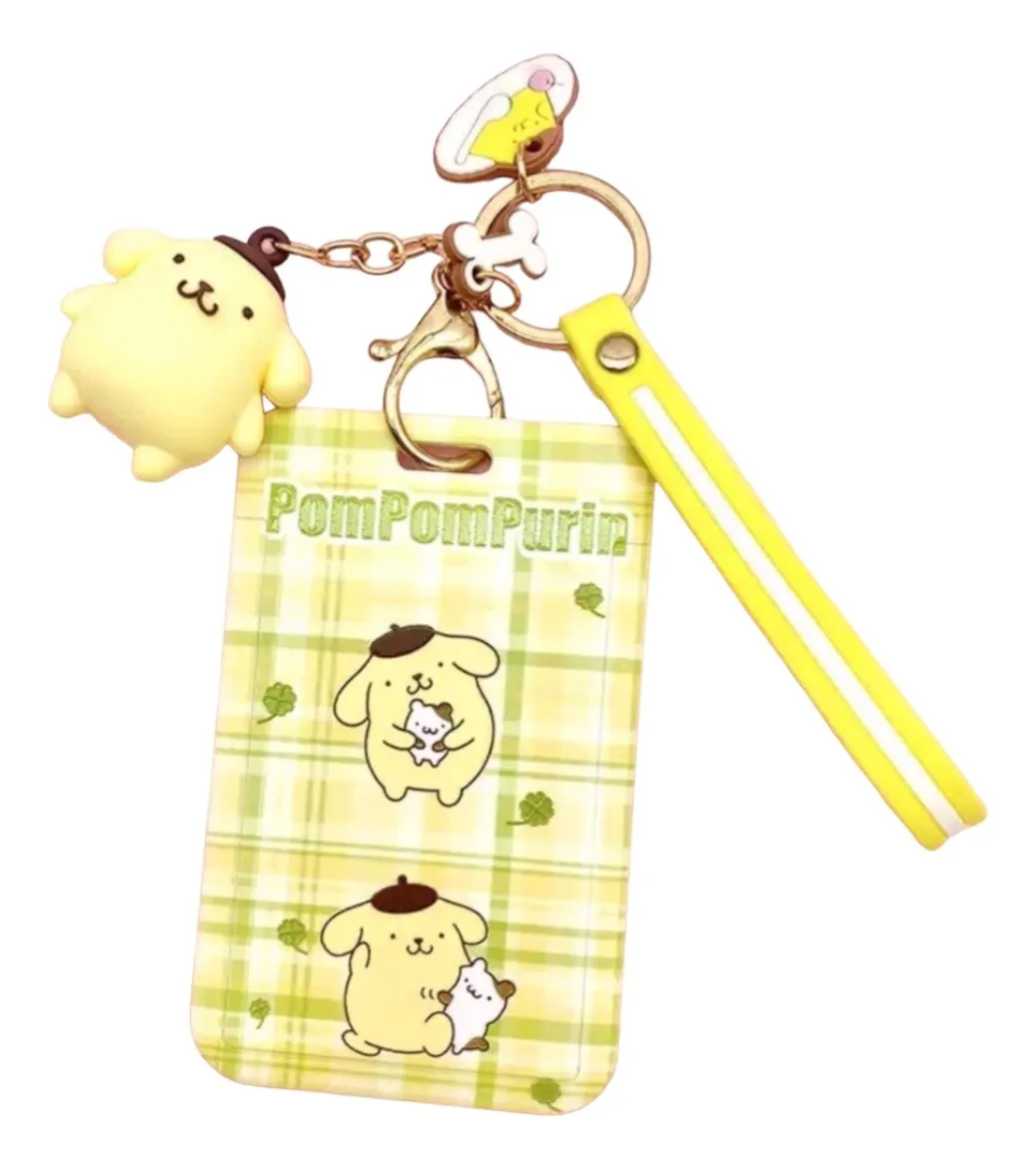 Porta Credencial Sanrio+ Llavero Decorativo