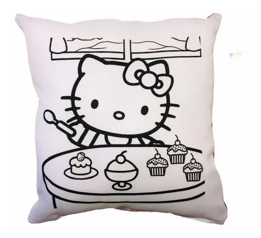 Cojín Hello Kitty para Pintar