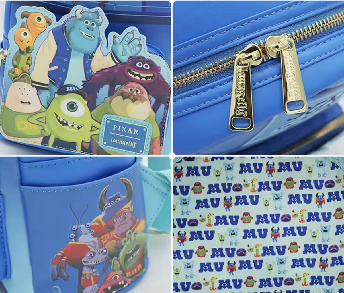 Mochila Loungefly - Monsters University Azul