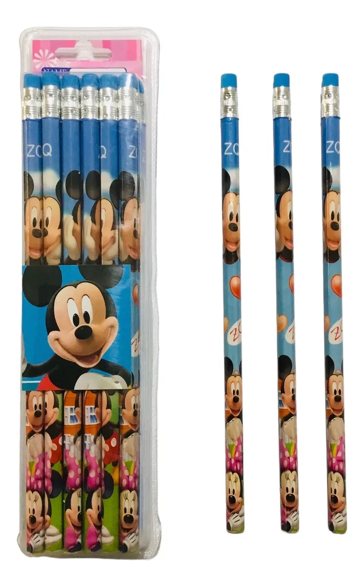 Pack De 12 Lápices Grafito Disney Mickey Mouse