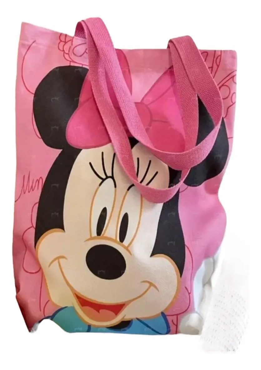 Bolsa de Lona Mickey & Minnie Mouse 40 X 35 cm