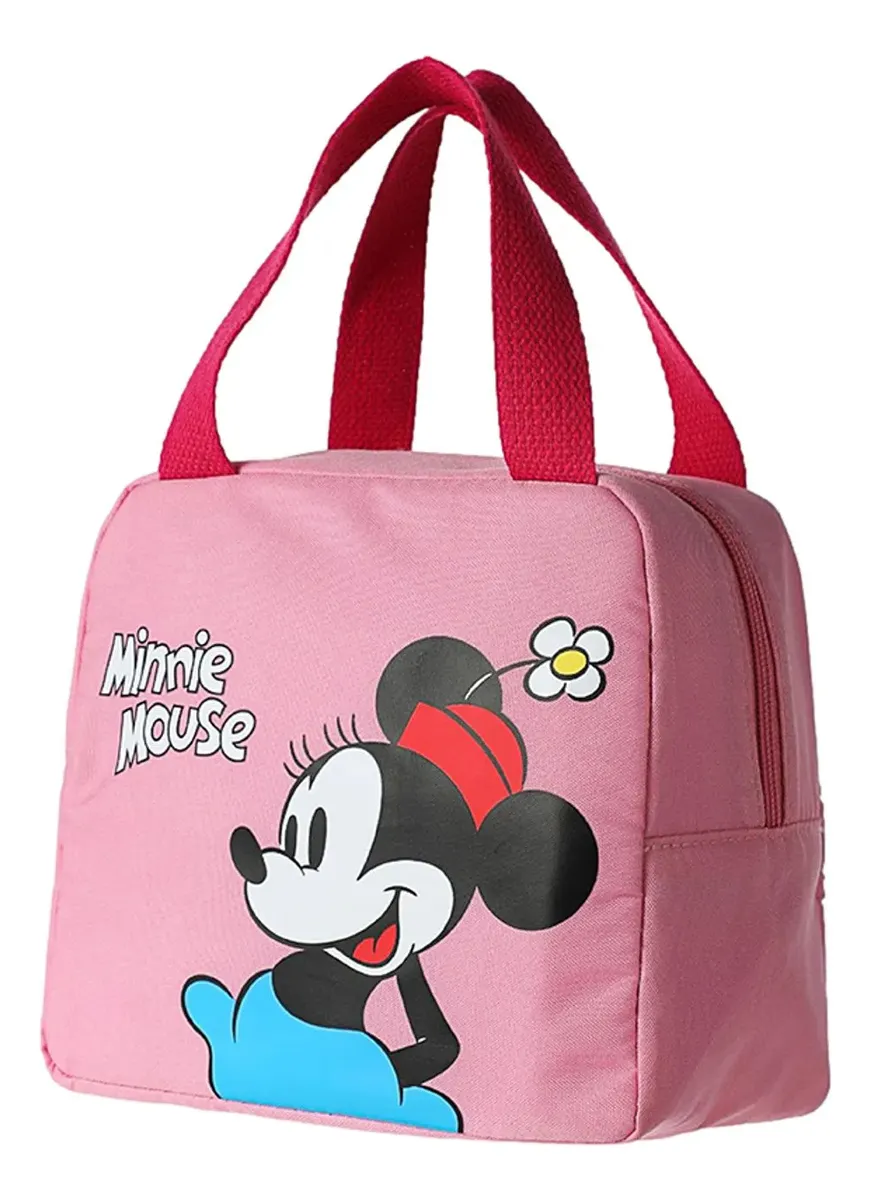 Lonchera de Tela Minnie & Mickey Mouse