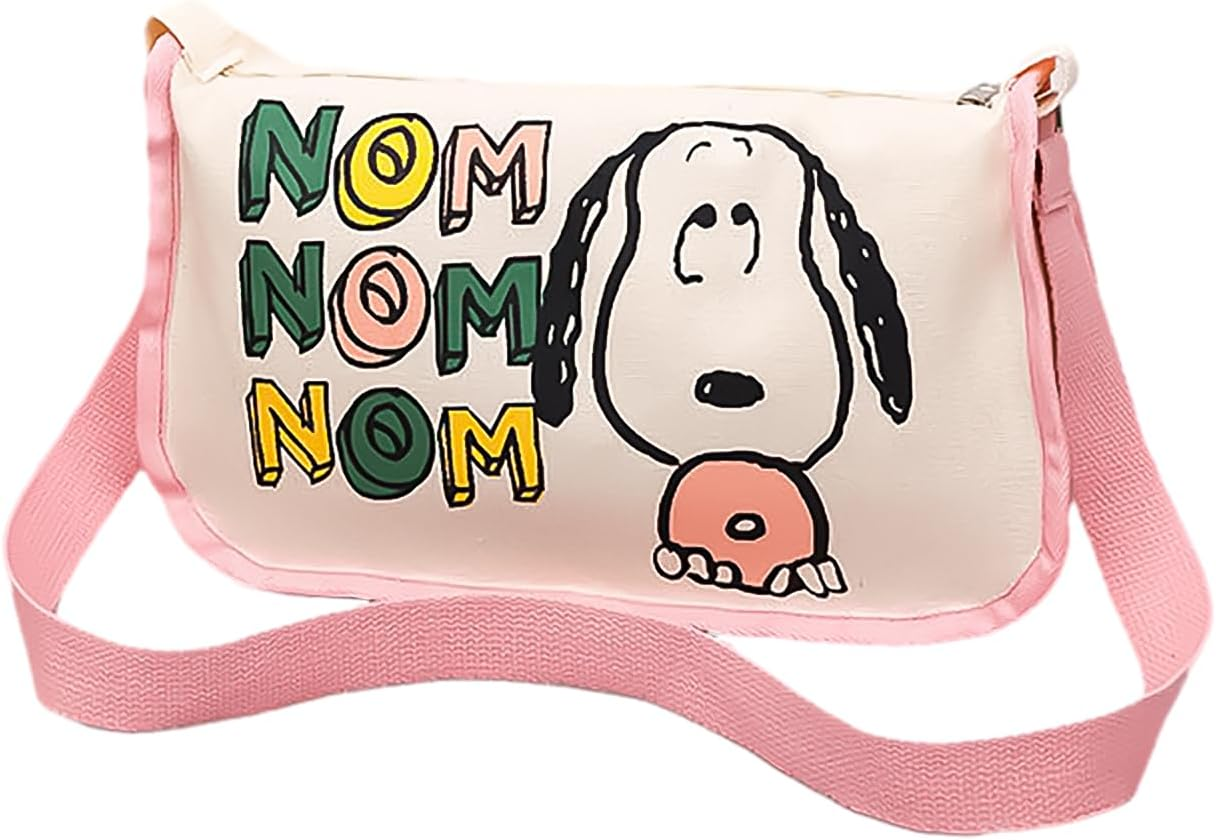 Bolso Espacioso Snoopy de Lona