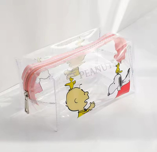 Cosmetiquero Snoopy Transparente de PVC