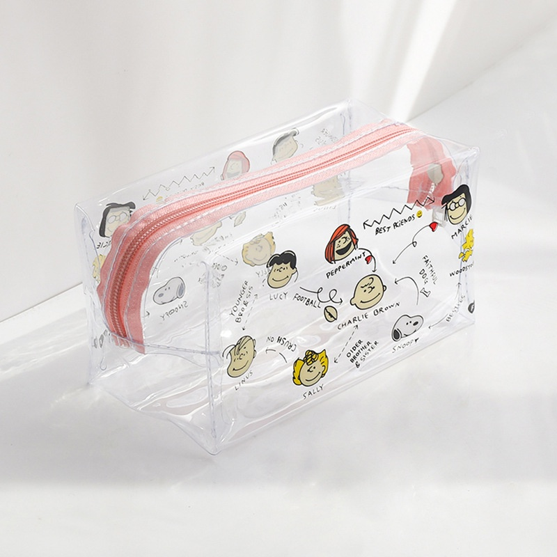Cosmetiquero Snoopy Transparente de PVC
