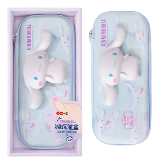 Estuche Con Squishy Personajes Sanrio