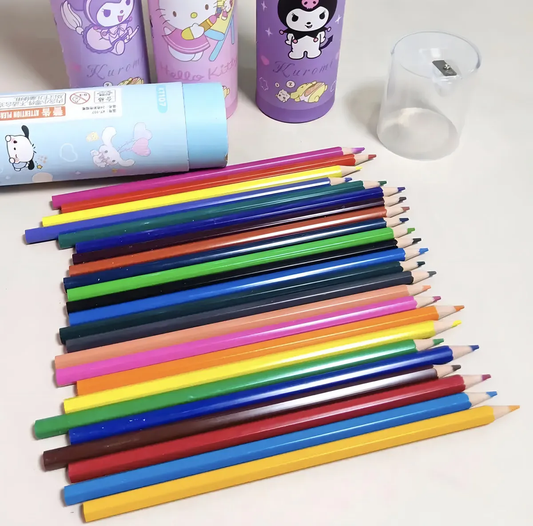 Lápices de Colores 36 Unidades Personajes Sanrio (Varios modelos)