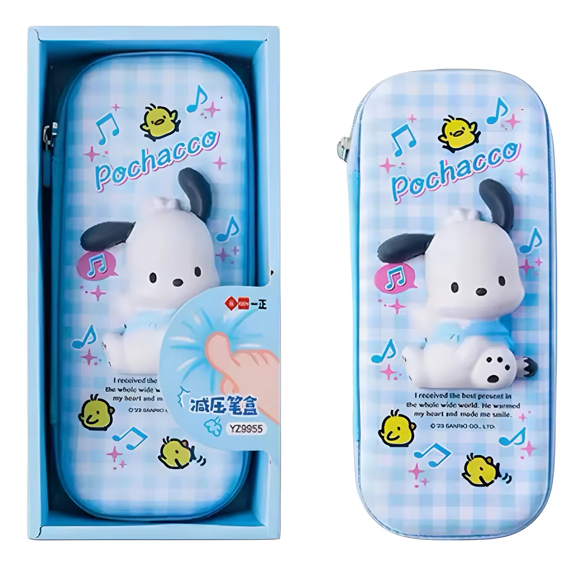 Estuche Con Squishy Personajes Sanrio