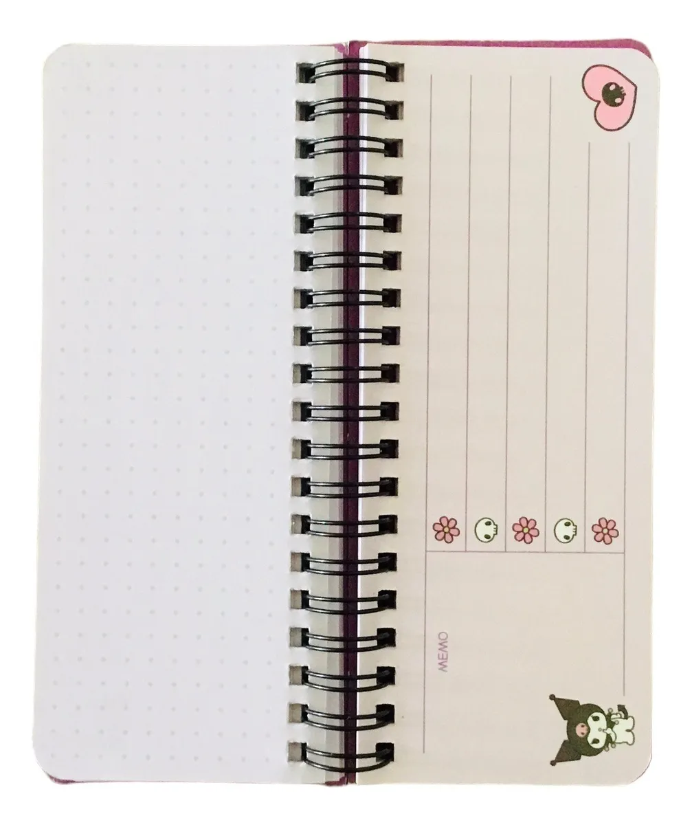 Libreta Rectangular Personajes Sanrio 80 páginas (Varios diseños)