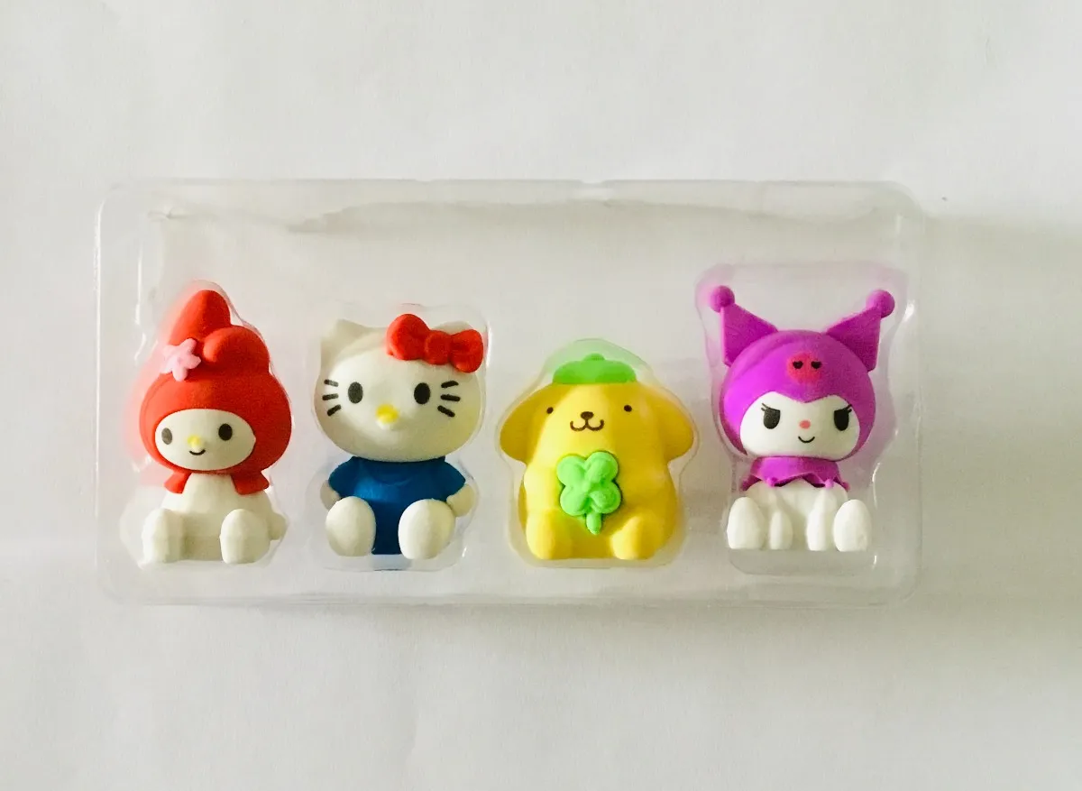 Set de 4 Gomas de Borrar Sanrio (Varios diseños)