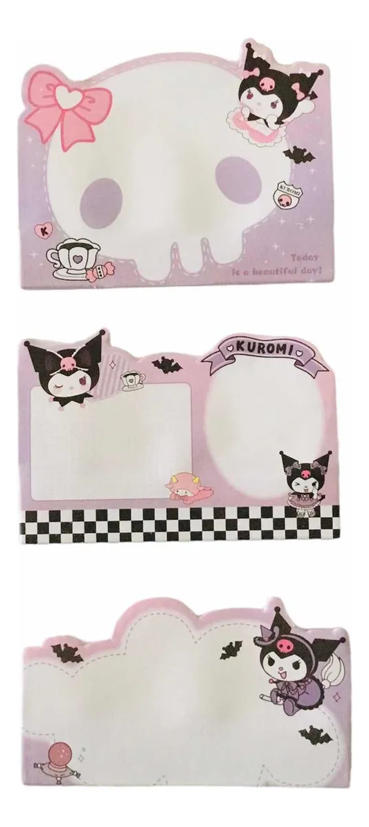 Set De 60 Notas Adhesivas Personajes Sanrio