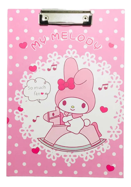 Tabla Porta Papeles Sanrio My Melody (Varios Diseños)