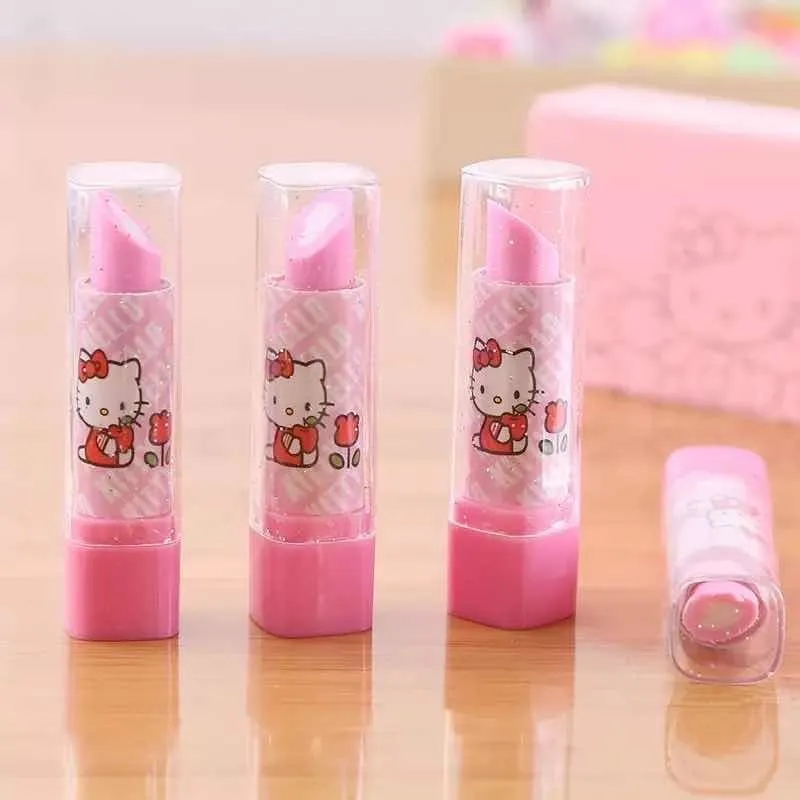 Set de Gomas de Borrar Hello Kitty Lápiz Labial (2 unidades)