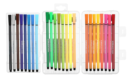 Set 24 Lápices Punta Fina de Color Personajes Sanrio