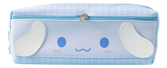 Estuche Escolar Rectangular de Cuerina Amigos Sanrio