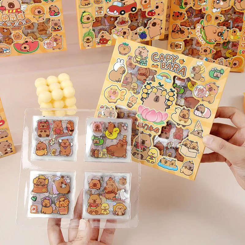 Stickers Capibara 480 Unidades Carpincho