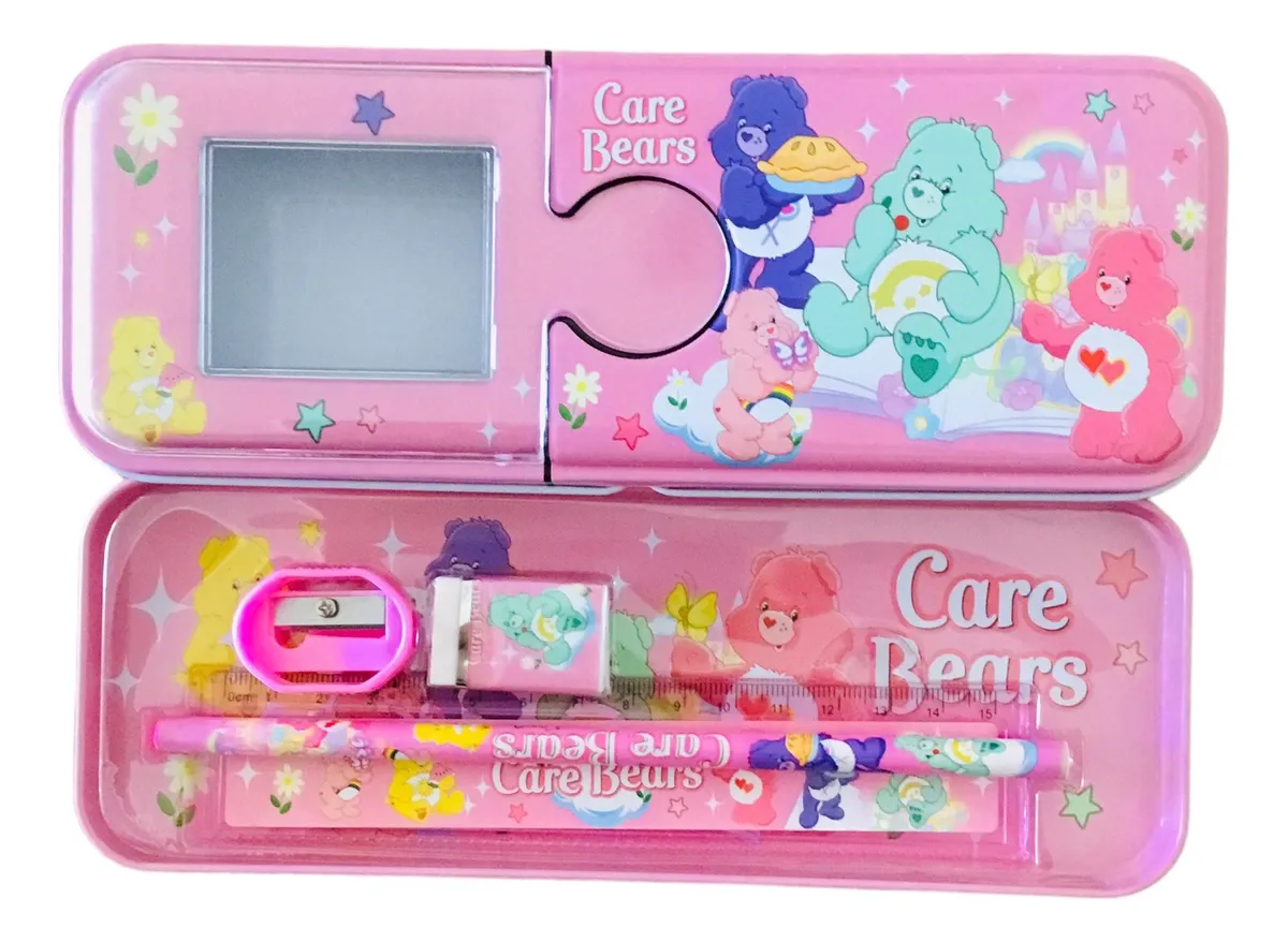 Estuche Metálico con Útiles Escolares Cariñositos