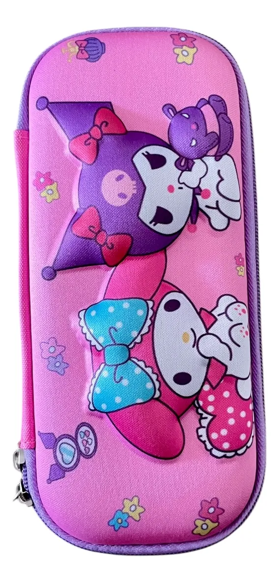 Estuche Escolar Volumétrico Personajes Sanrio