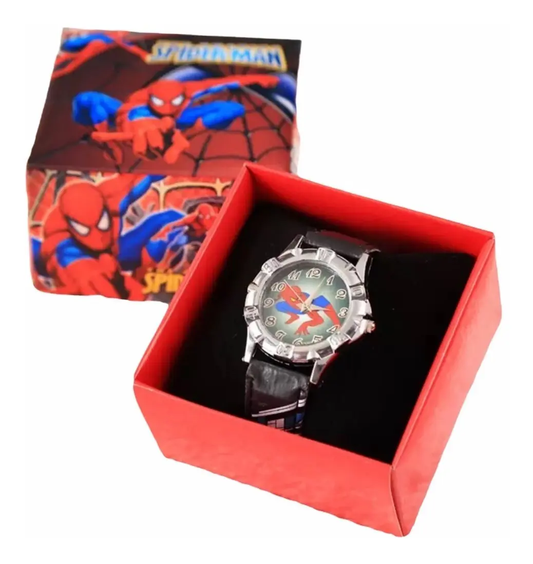 Reloj Spiderman para Niños en Cajita