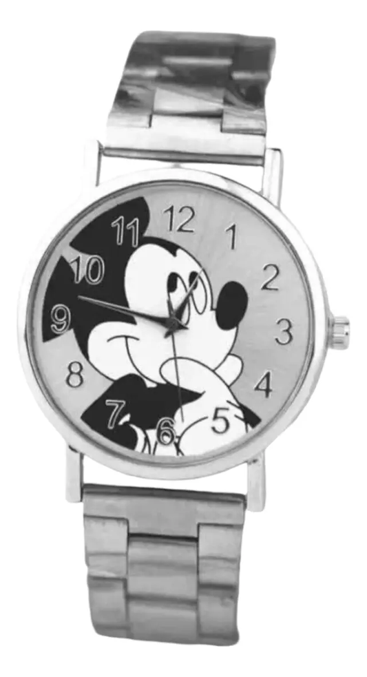 Reloj Mickey Mouse Pulsera Metálica