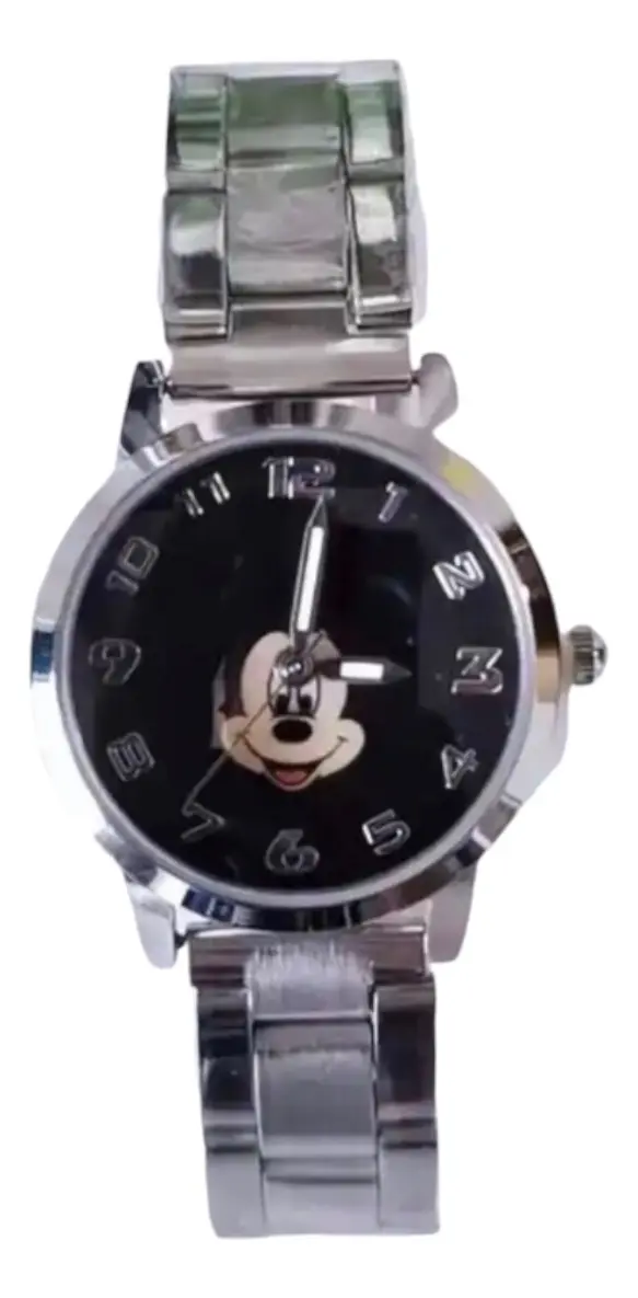 Reloj Mickey Mouse Pulsera Metálica