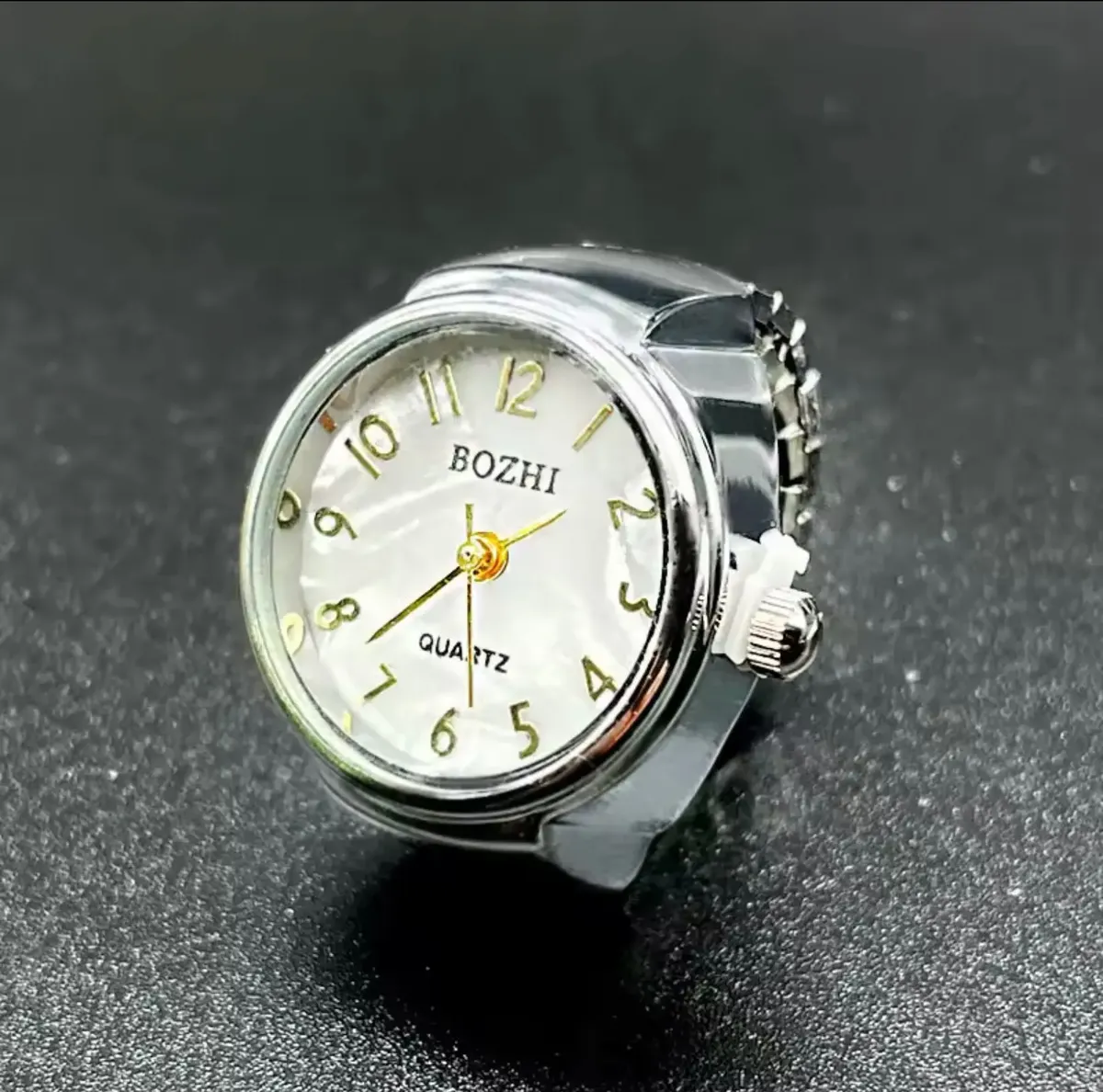 Reloj Anillo de Acero