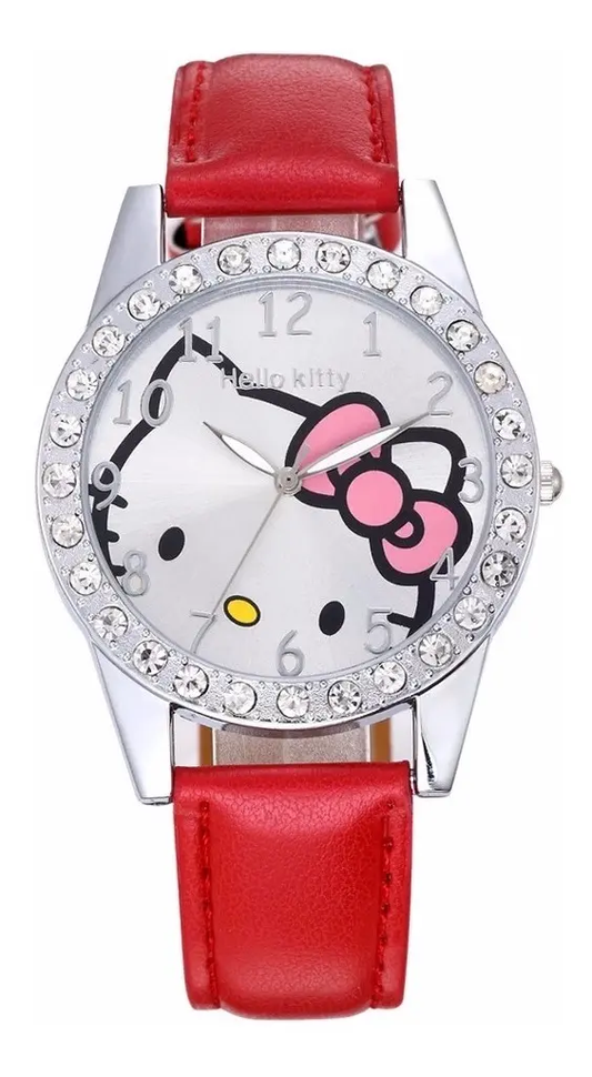 Reloj Hello Kitty Con Brillitos