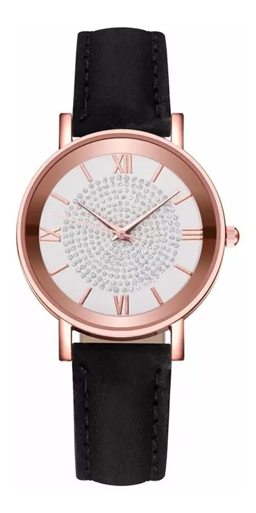 Reloj Rose Gold con Brillitos Mujer