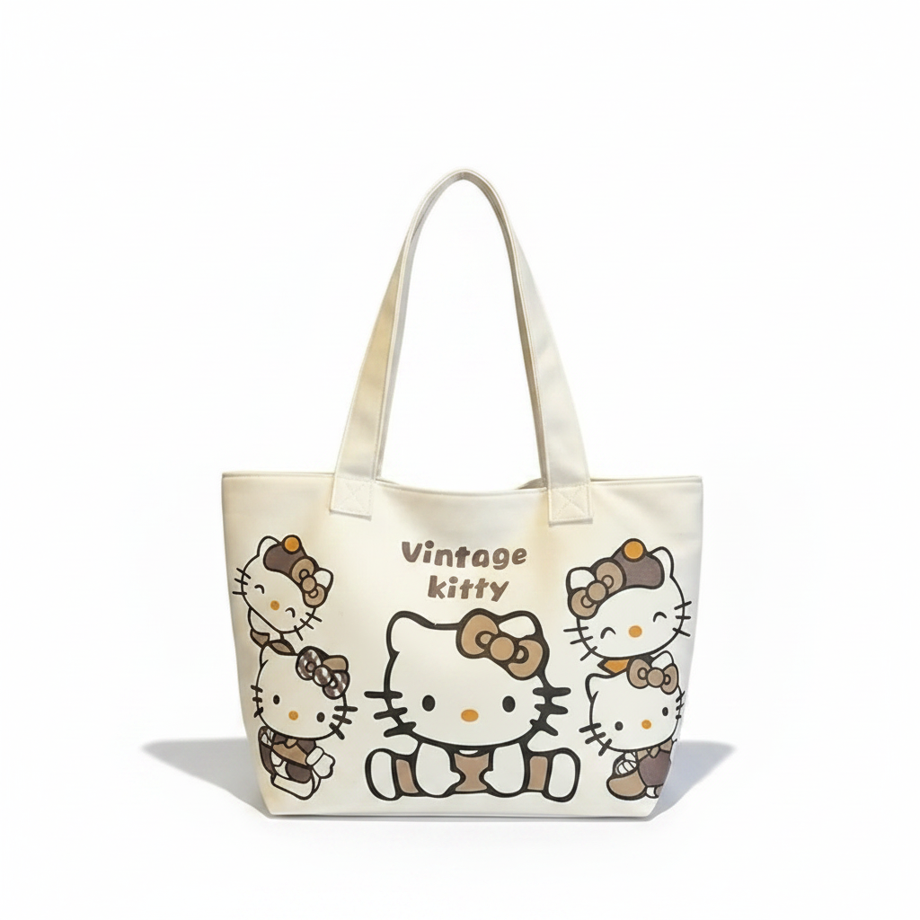 Bolso Importado Hello Kitty 42 X 30 X 8,5 Cms