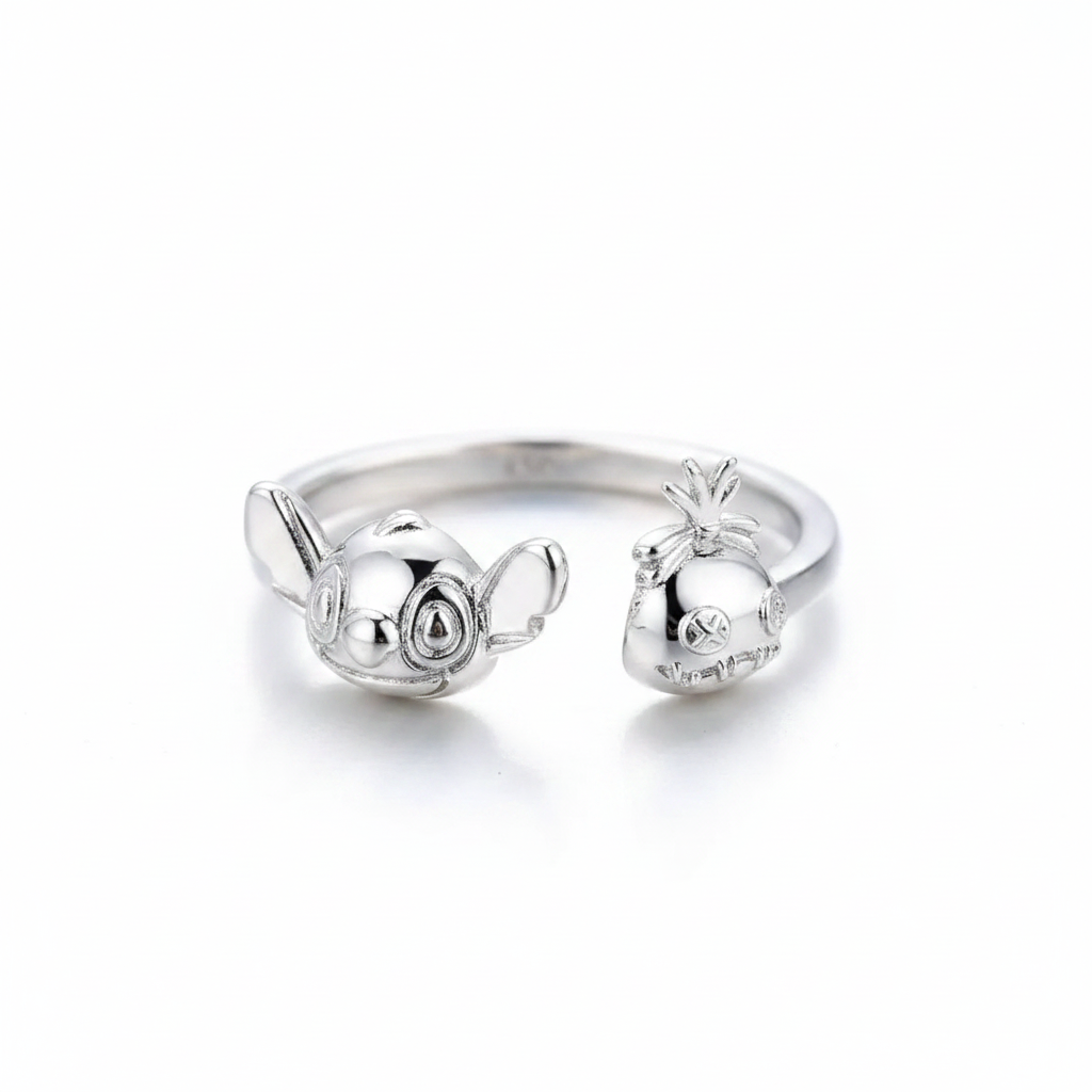 Anillo Ajustable Stitch Diseños Para Mujer