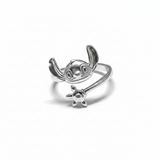 Anillo Ajustable Stitch Diseños Para Mujer