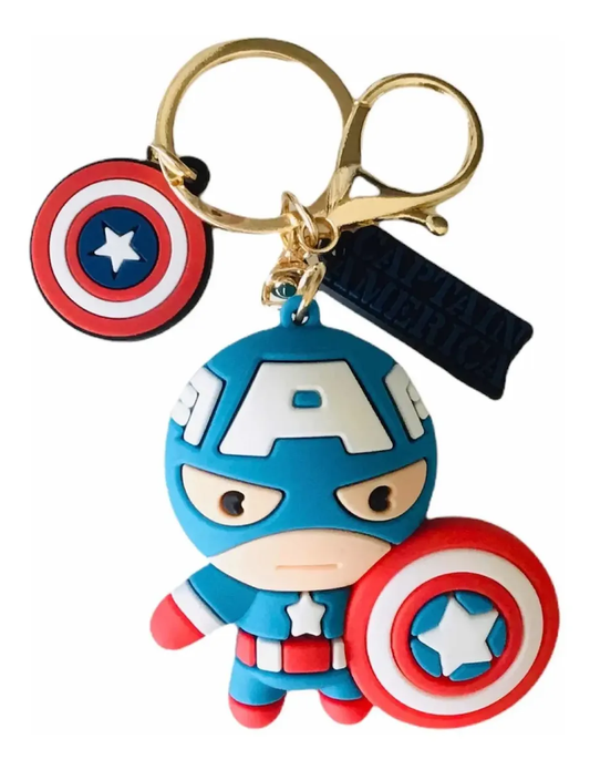 Llavero Capitán America para Colgar en tu Mochila