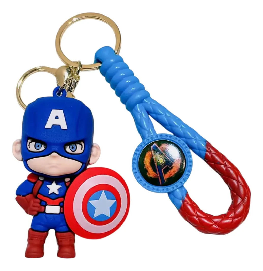 Llavero Capitán America para Colgar en tu Mochila