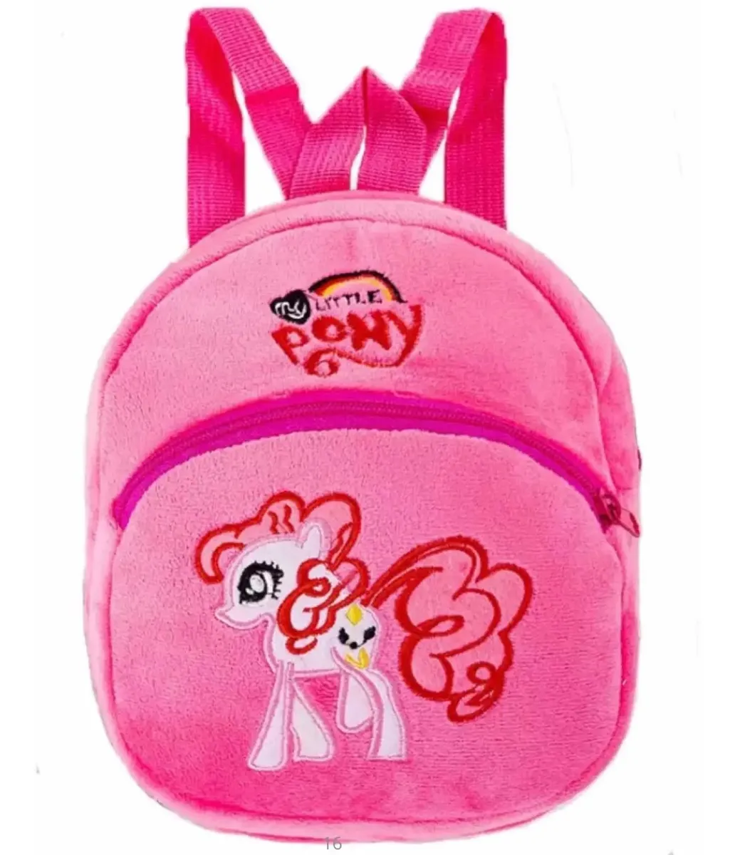 Mochila Importada My Little Pony De Felpa Para Niñas