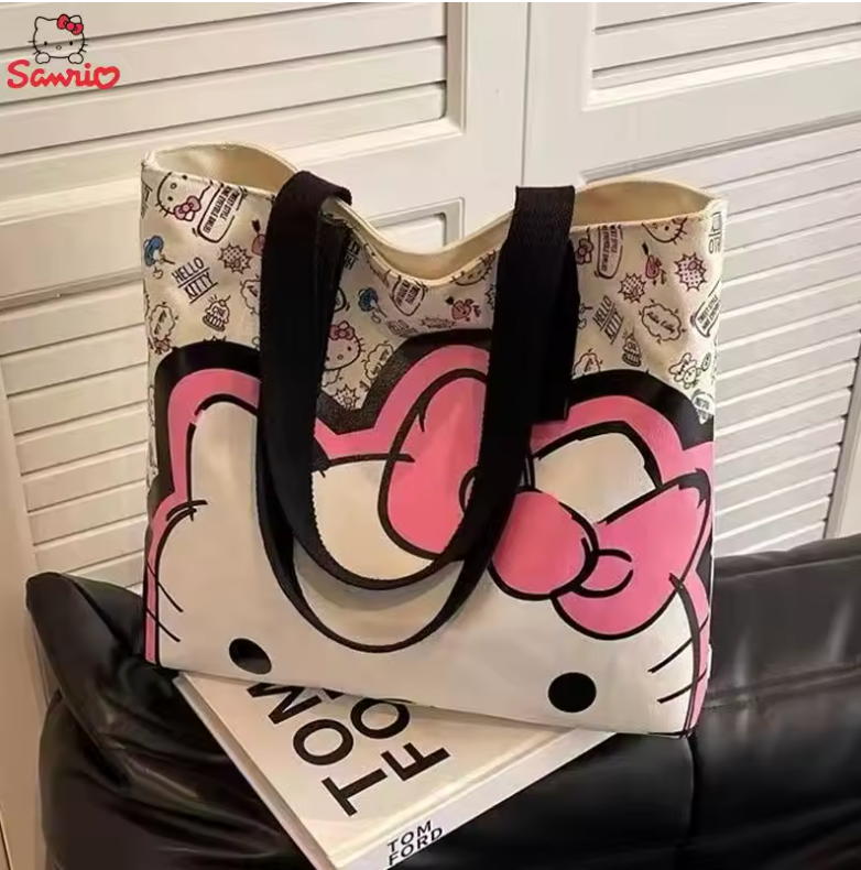 Bolso Grande de Lona Hello Kitty
