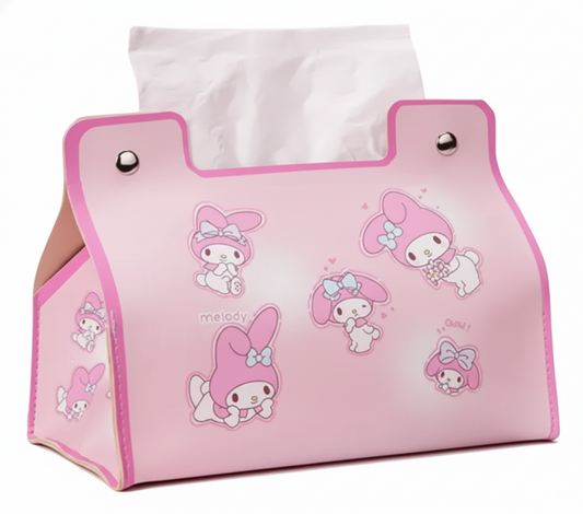 Porta Pañuelos Desechables Kuromi & My Melody