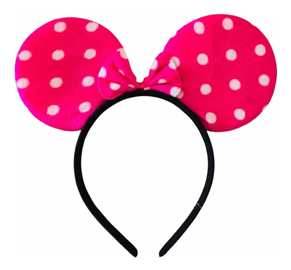 Cintillo Orejas de Mickey/Minnie con Puntitos
