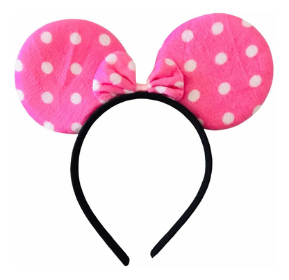 Cintillo Orejas de Mickey/Minnie con Puntitos