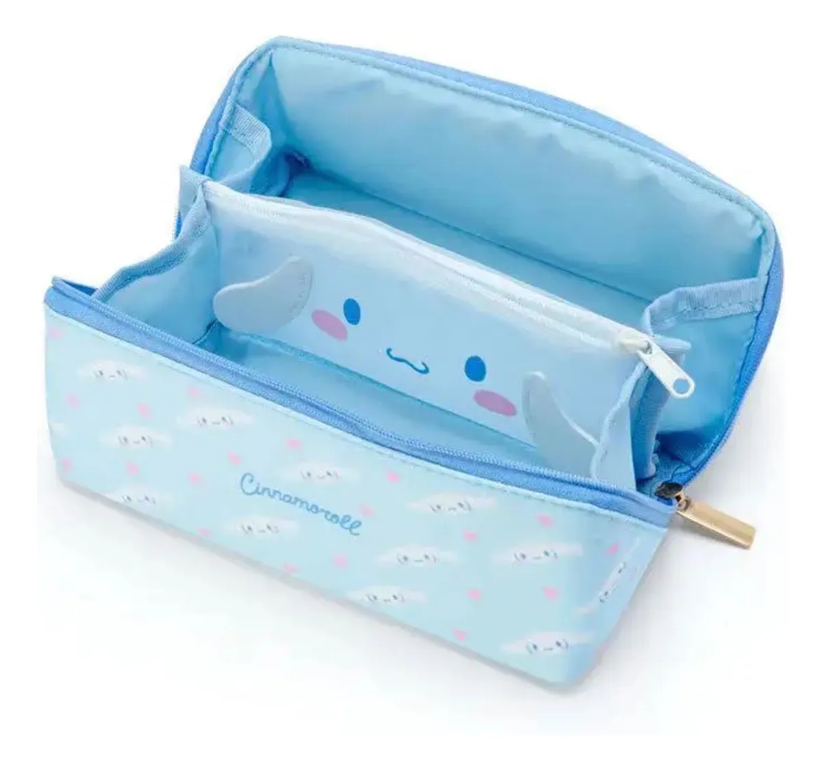 Estuche Amplio Sanrio con Compartimentos Extensibles
