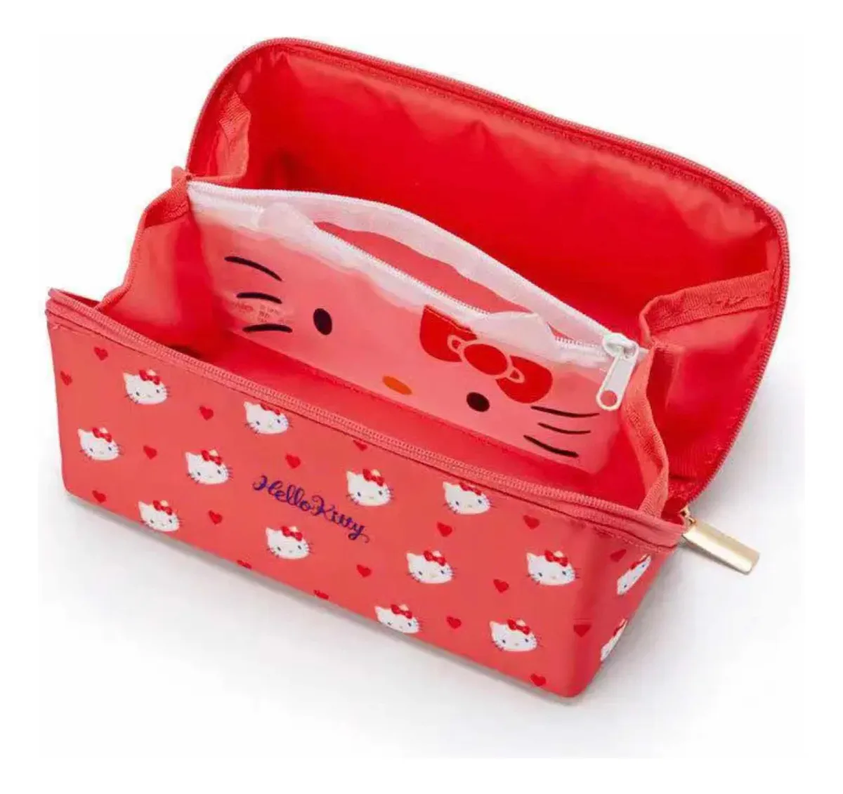 Estuche Amplio Sanrio con Compartimentos Extensibles