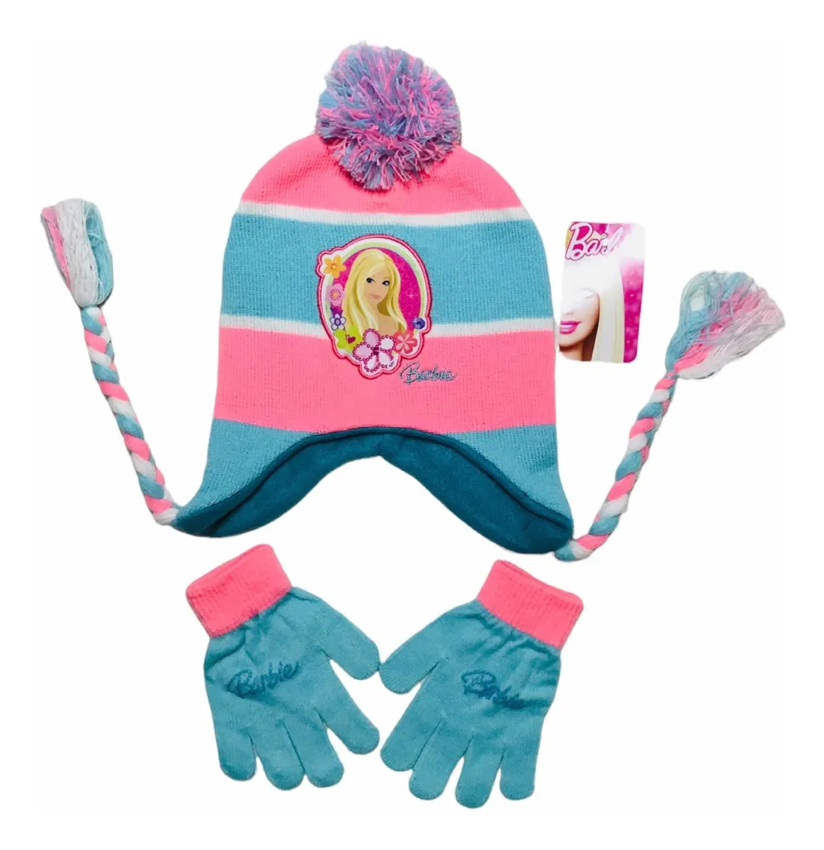 Set de Gorro y Guantes Disney para Niñas (3 a 8 Años)
