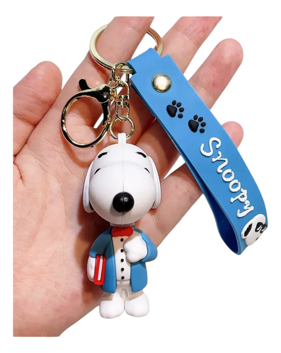 Llavero Snoopy Silicona