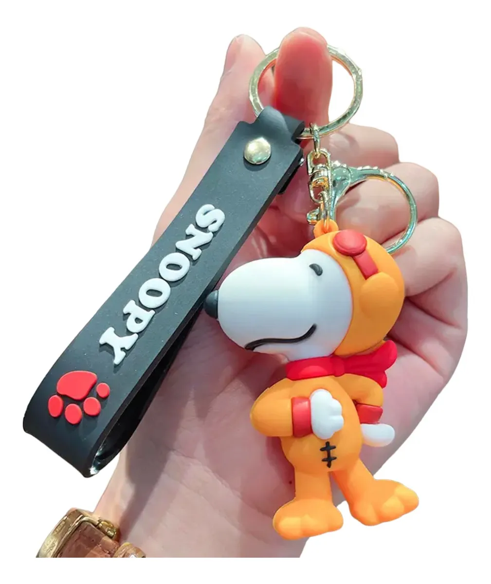 Llavero Snoopy Silicona