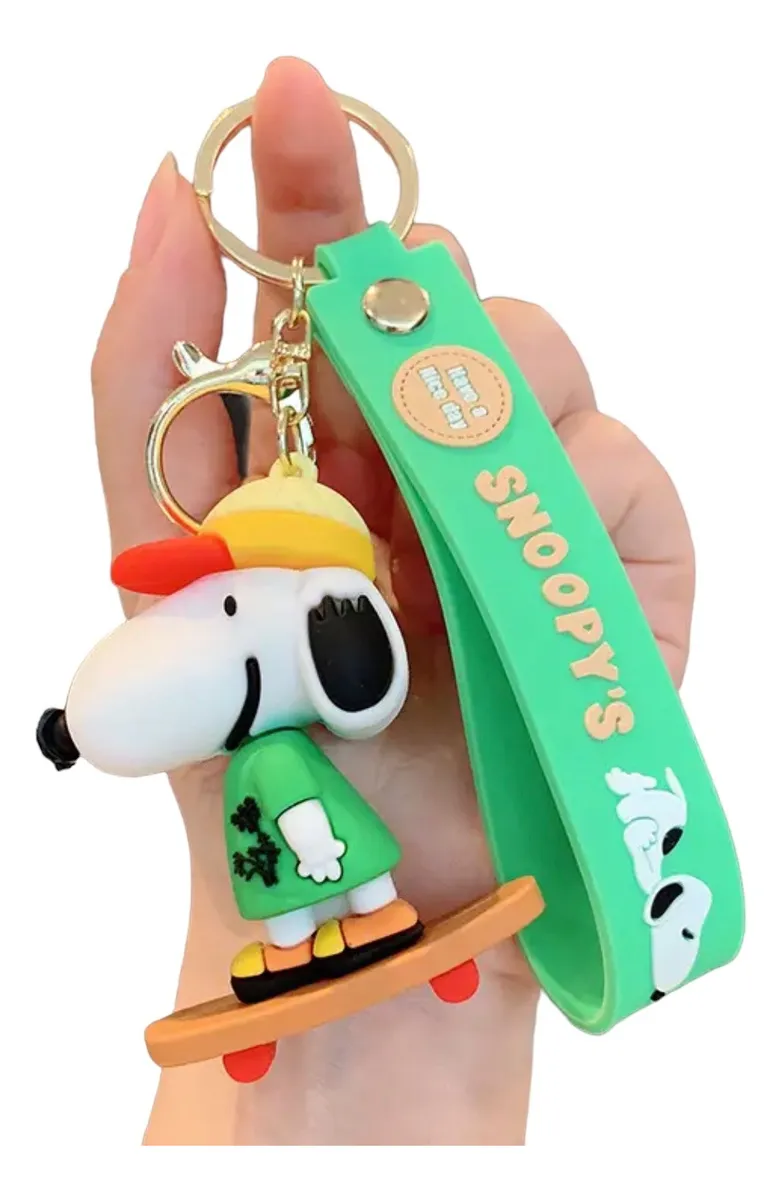 Llavero Snoopy Silicona